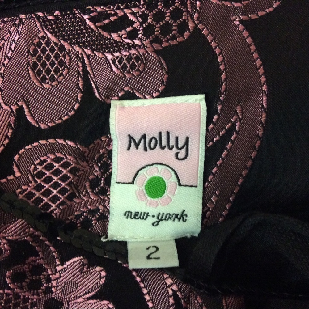 Molly New York Floral Strapless Occasion Dress 2 - Picture 4 of 5